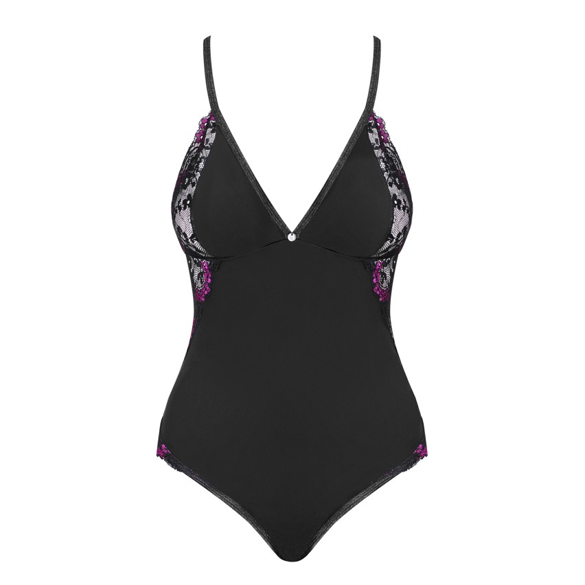 Body sexy pizzo e microfibra Obsessive Vanessme teddy