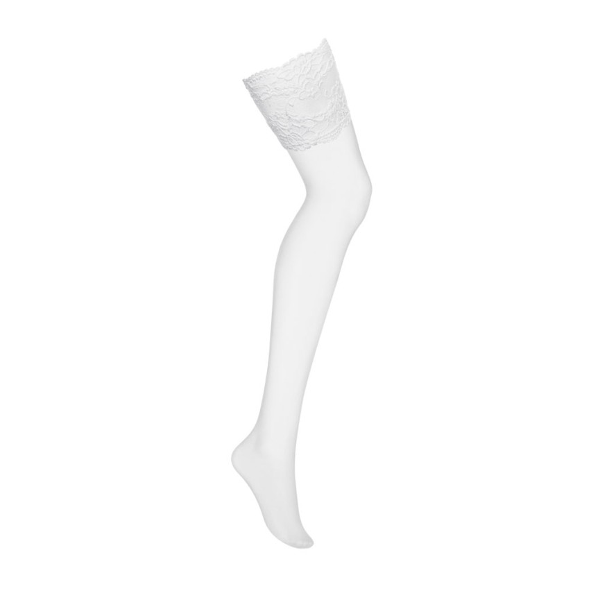 Sexy calze donna Obsessive 810-sto-2 balza in pizzo bianco