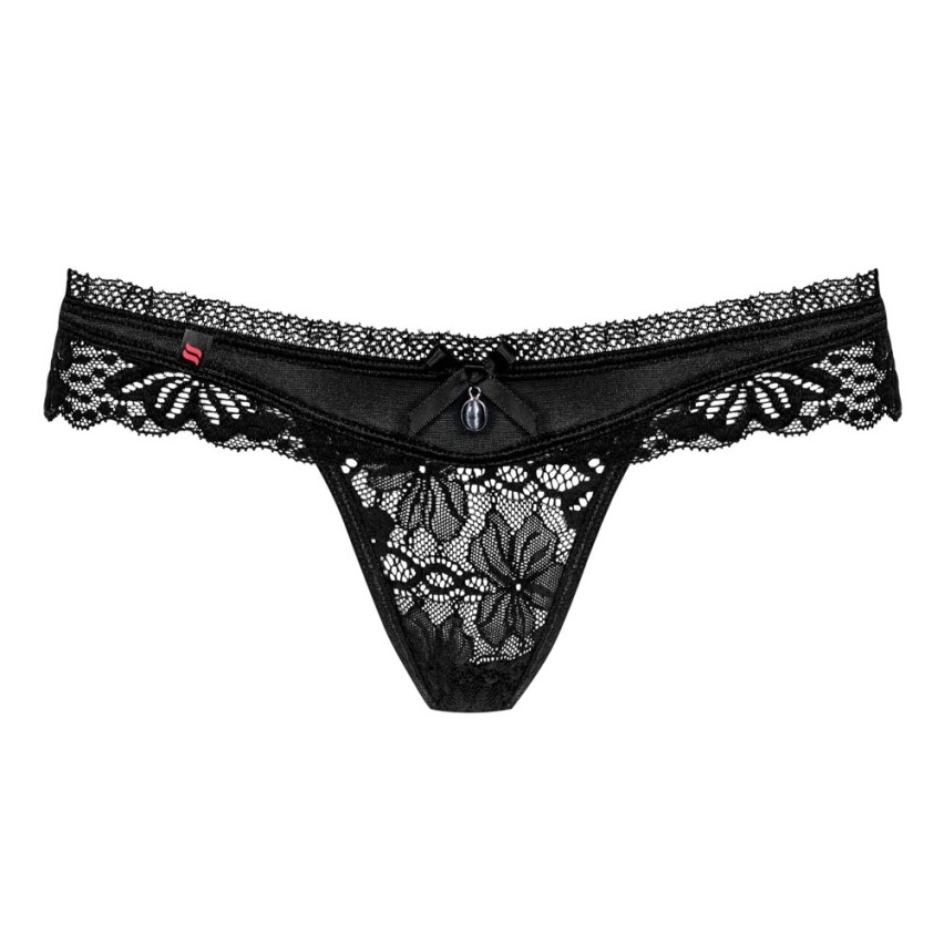 Perizoma sexy Obsessive 846-tho-1 nero pendente