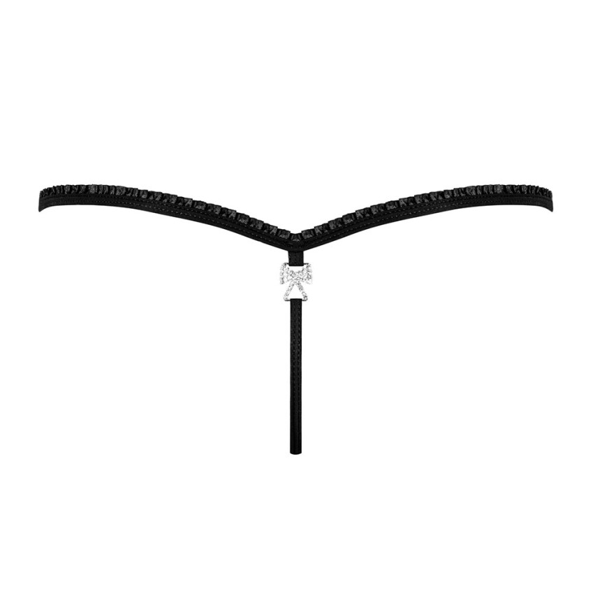 Perizoma sexy a filo con Gioiello Obsessive cocardina thong
