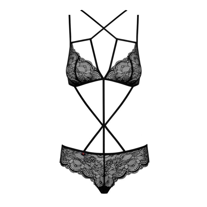 Completino intimo sexy Obsessive frivolla teddy reggiseno + slip