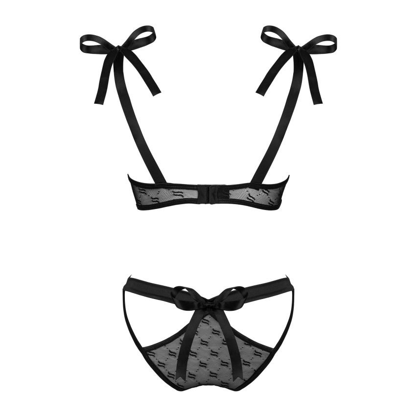 Completino intimo sexy con ferretto Obsessive Obsessivia 2 pcs