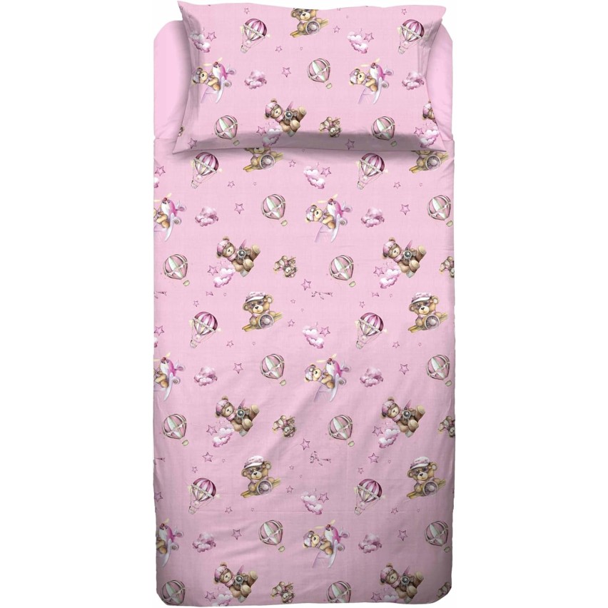 Completo Letto Singolo 100% cotone Jolly Teddy