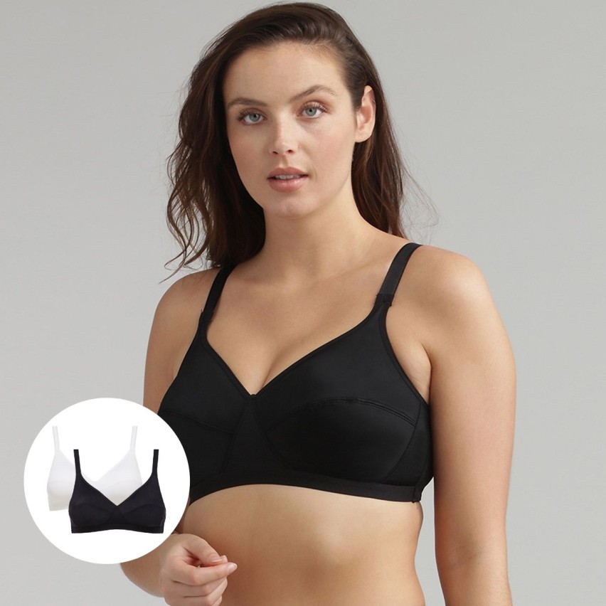 Reggiseno senza ferretto Playtex p00bd basic support in microfibra 