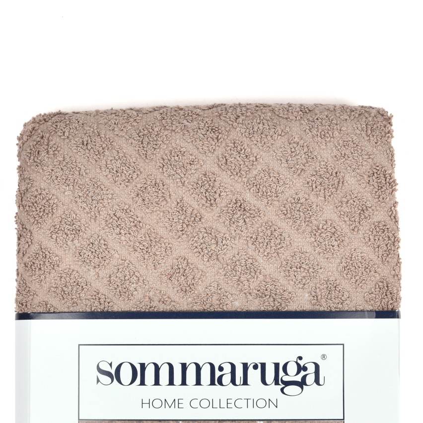 Telo doccia in spugna sommaruga Jacquard 550gsm Tortora