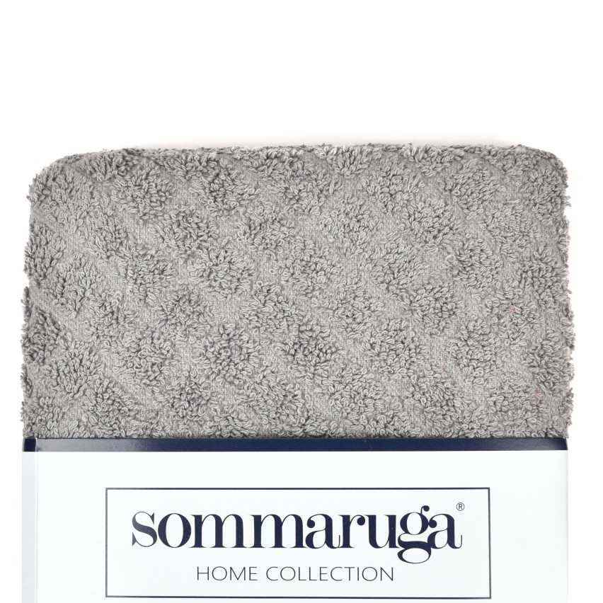 Telo doccia in spugna sommaruga Jacquard 550gsm Grigio