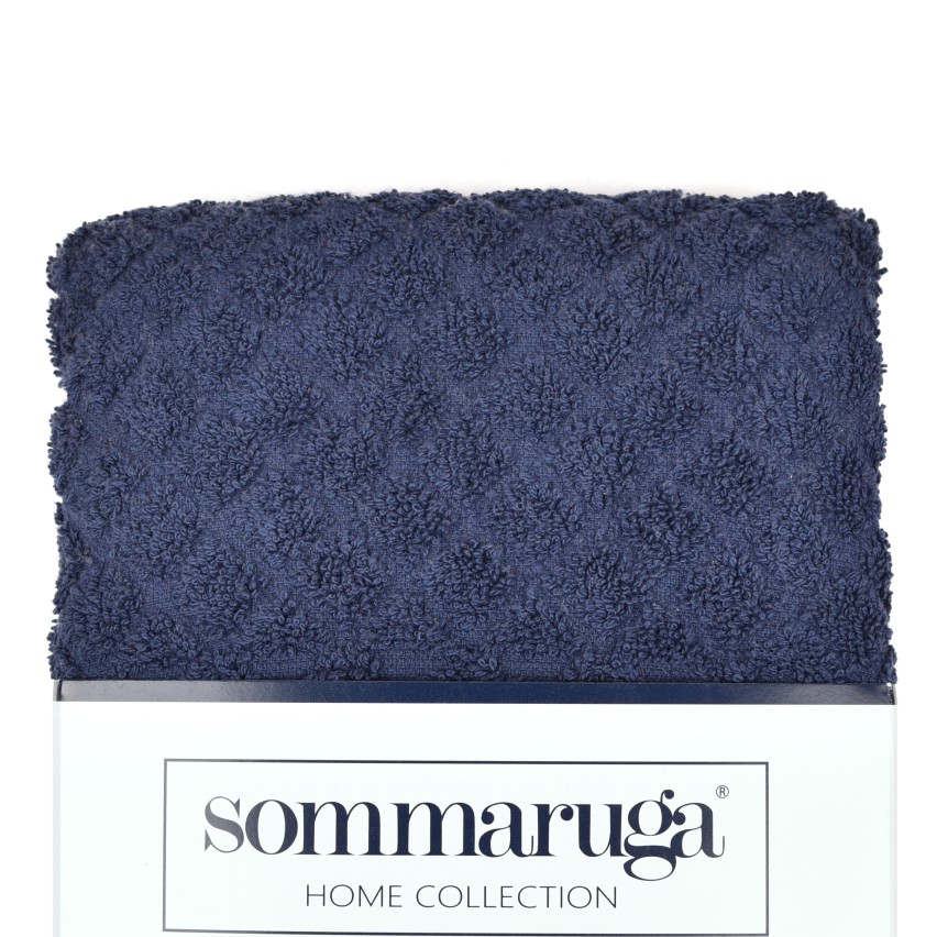 Telo doccia in spugna sommaruga Jacquard 550gsm Blu