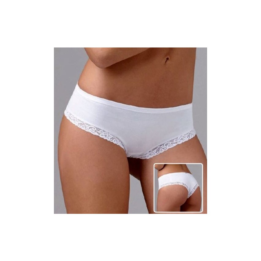 Slip panty Lovelygirl 3995 in cotone inserti in pizzo 3 pezzi