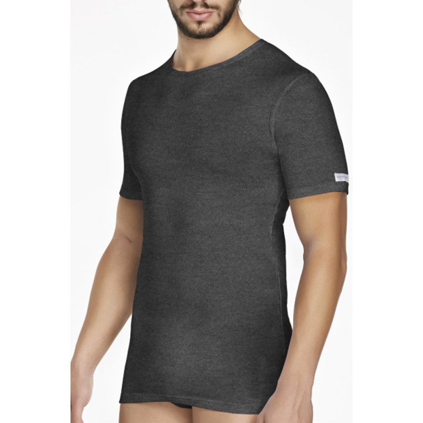 Maglia da uomo girocollo mezza manica Pierre cardin pcu100 cotone bi-elastico 