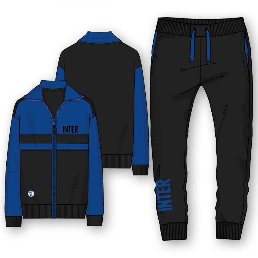 Tuta ufficale Inter Uomo in cotone felpato 1140