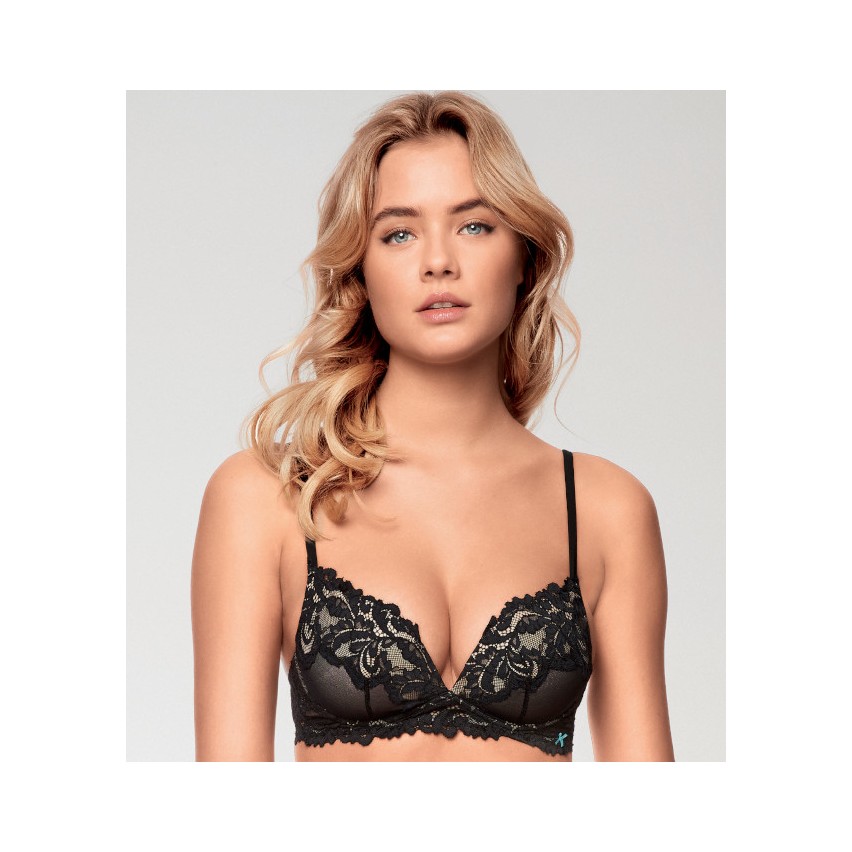 Reggiseno push up Infiore 5011 senza ferretto in raffinato pizzo