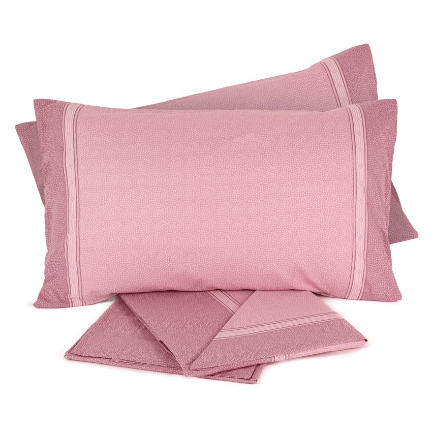 Lenzuola Preziosa letto cotone singolo matrimoniale Alba dis. 55