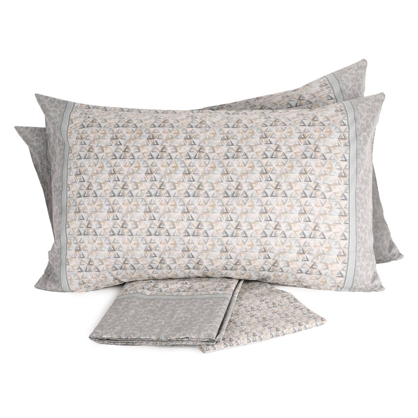 Lenzuola Preziosa letto cotone singolo matrimoniale Alba dis. 52