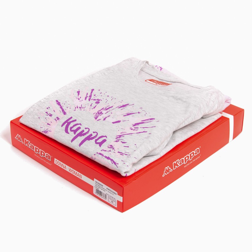 Pigiama Kappa donna cotone estivo KWS 22960 grigio
