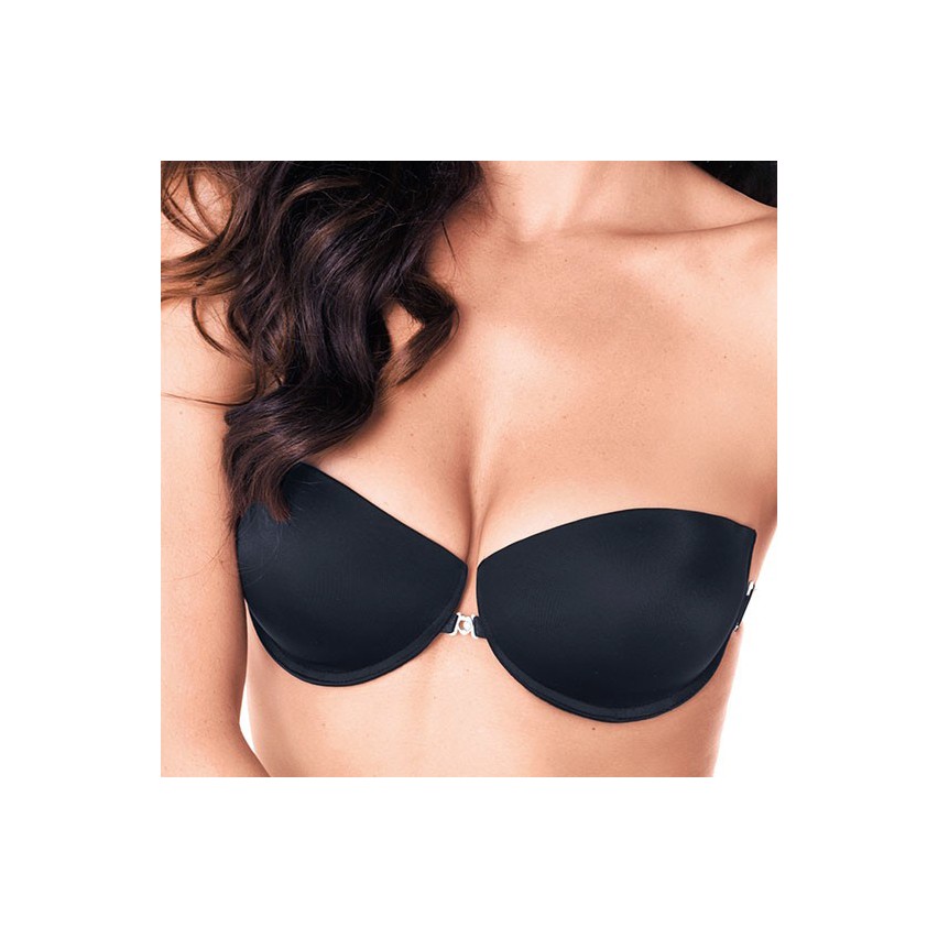 Reggiseno fascia Lormar lynette schiena scoperta spalline trasparenti