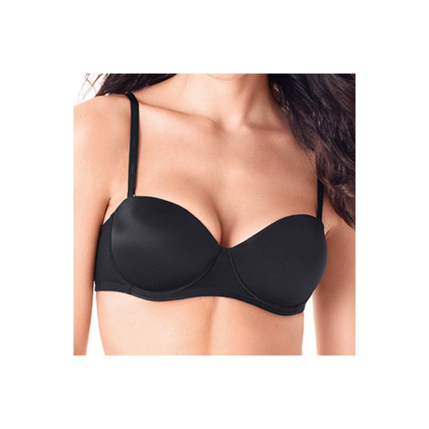 Reggiseno fascia Lormar Pura imbottito con ferretto