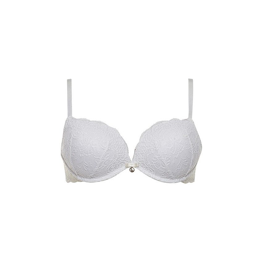 Reggiseno super push up Lormar double pizzo ad aria 
