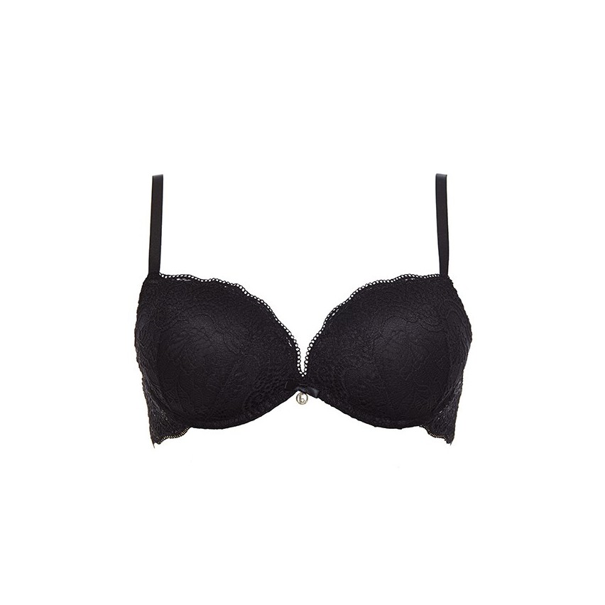 Reggiseno super push up Lormar double pizzo ad aria 