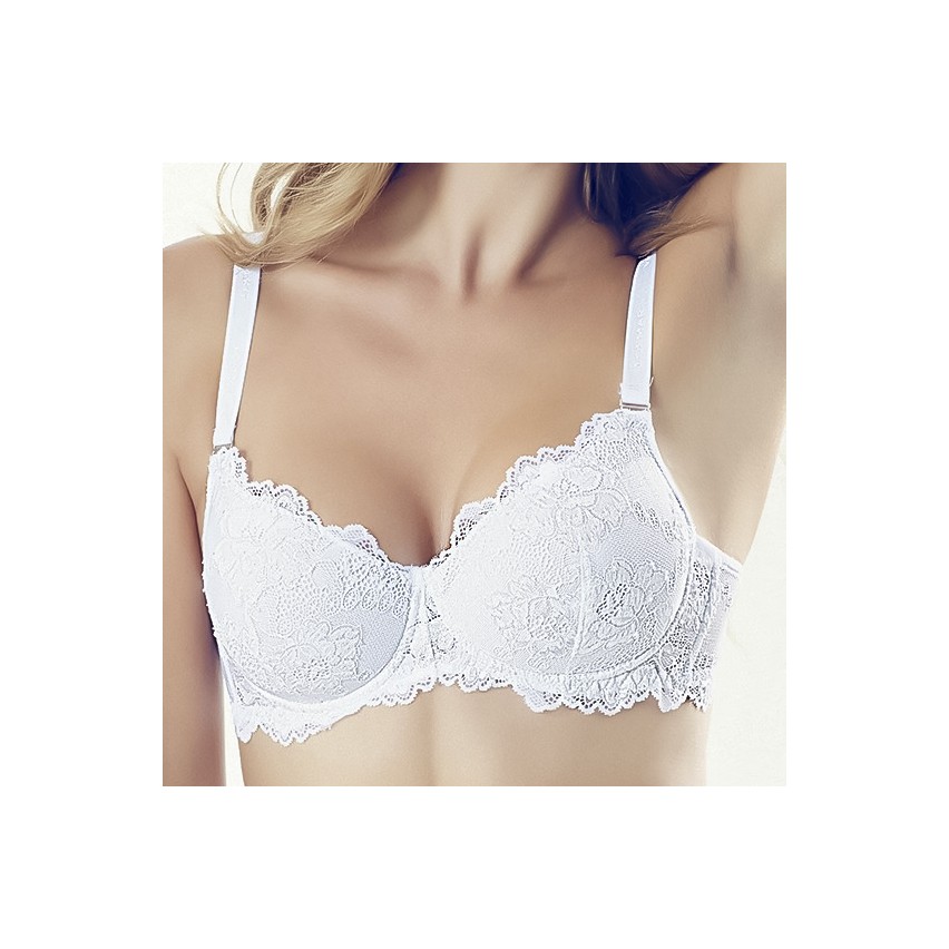 Reggiseno balconcino Lormar Favoloso in pizzo coppa C