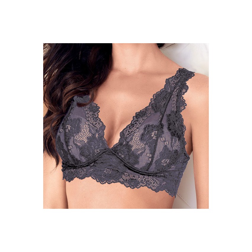 Bralette con ferretto Lormar Gem push up in pizzo