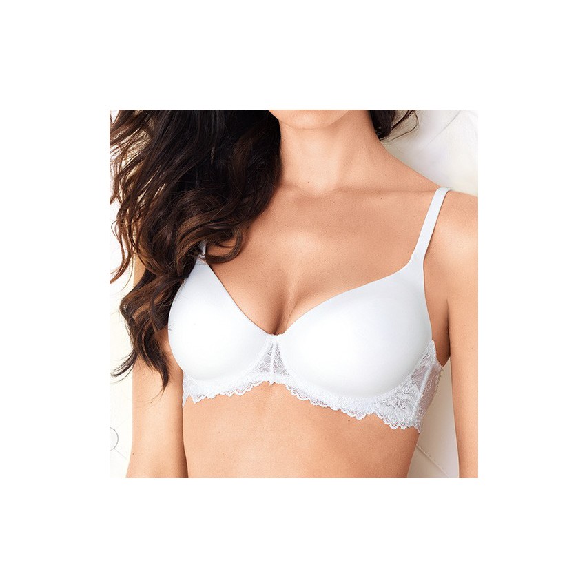 Reggiseno con ferretto Lormar mousse pizzo coppa C e D