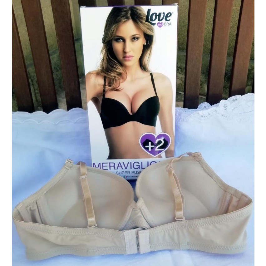 Reggiseno fascia super push up Love and bra meraviglioso