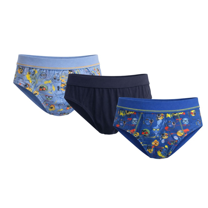 Slip bimbo assortiti in cotone Remare 701- 3 paia