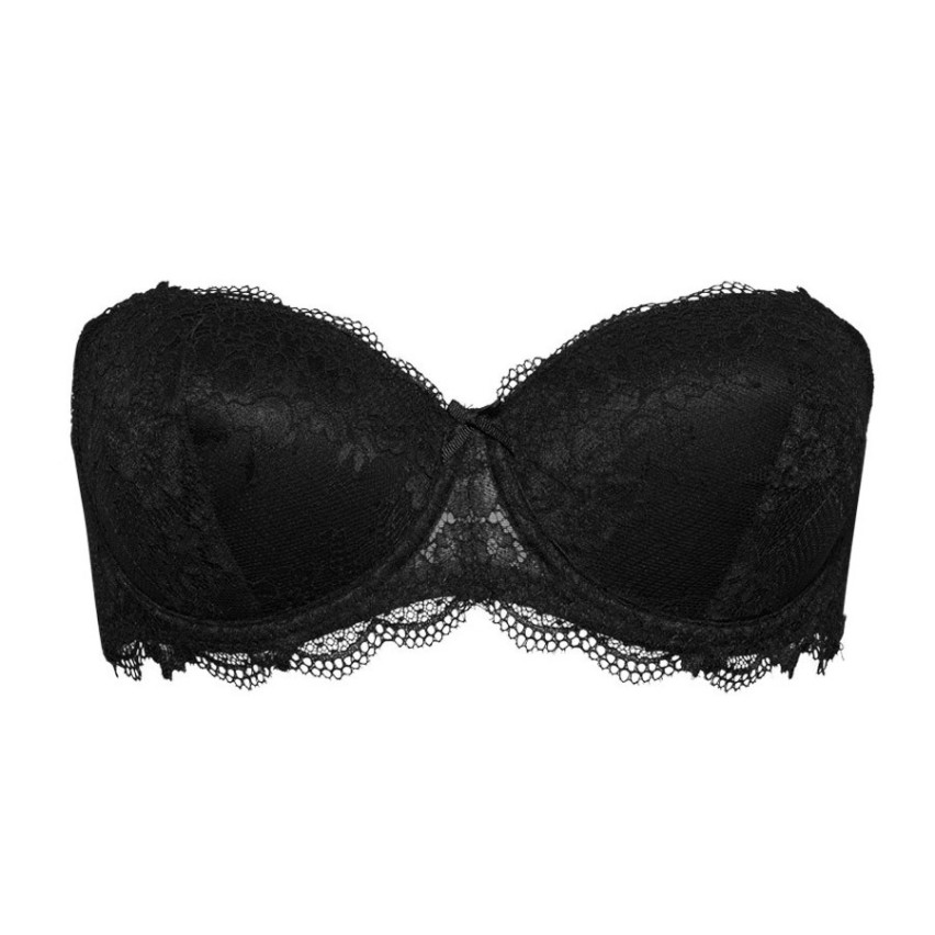 Reggiseno fascia con ferretto Sièlei 2450 coppa C pizzo
