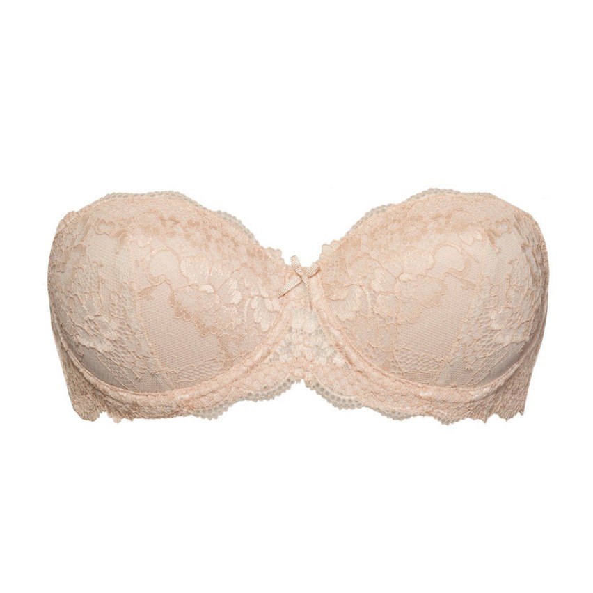 Reggiseno fascia con ferretto Sièlei 2450 coppa C pizzo