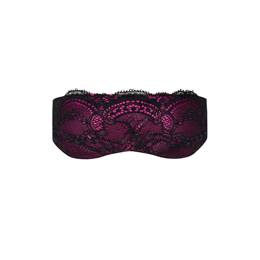 Sexy set benda + manette Obsessive Roseberry pizzo 2 pz.