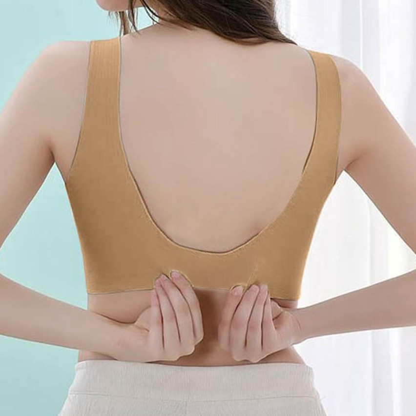 Bralette donna taglio vivo a costine Sara Iyali