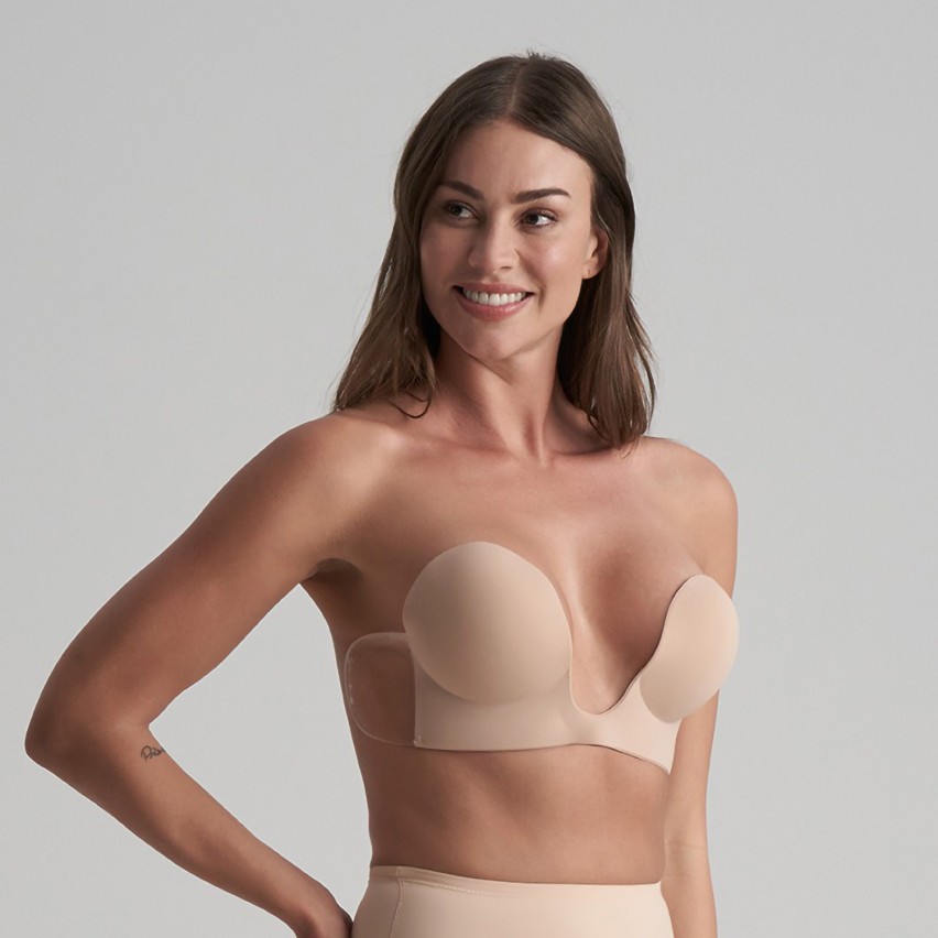 Reggiseno scollo profondo adesivo Bye bra Seamless U‐Style Bra