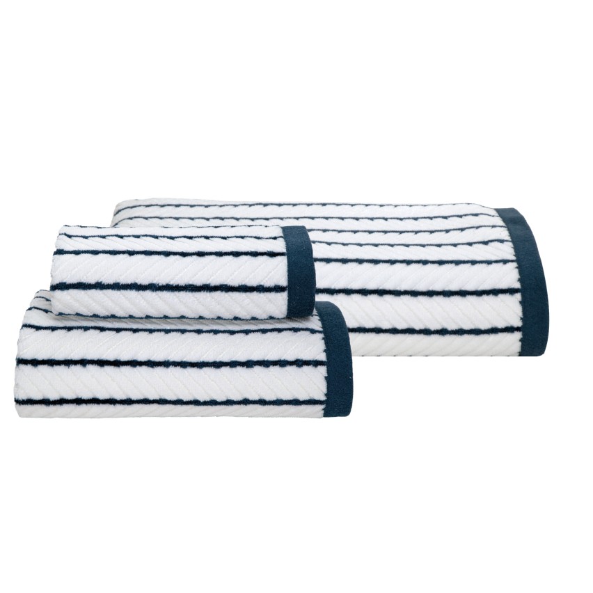 Set Hotellerie Navigare Telo + Viso + Osptie puro cotone