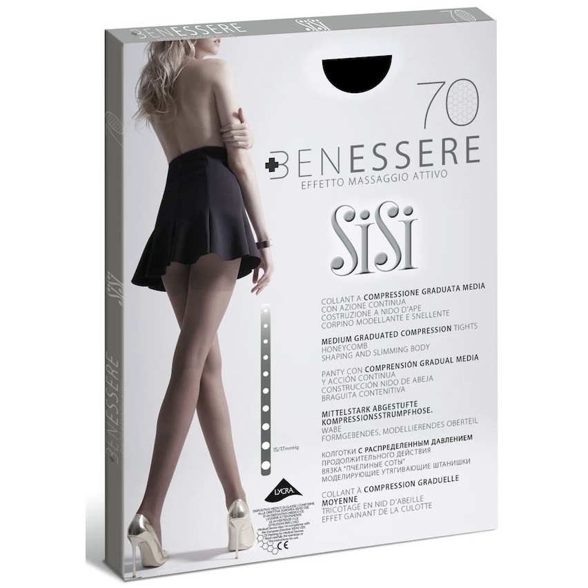 Collant Sisi Benessere 70 den compressione graduta media