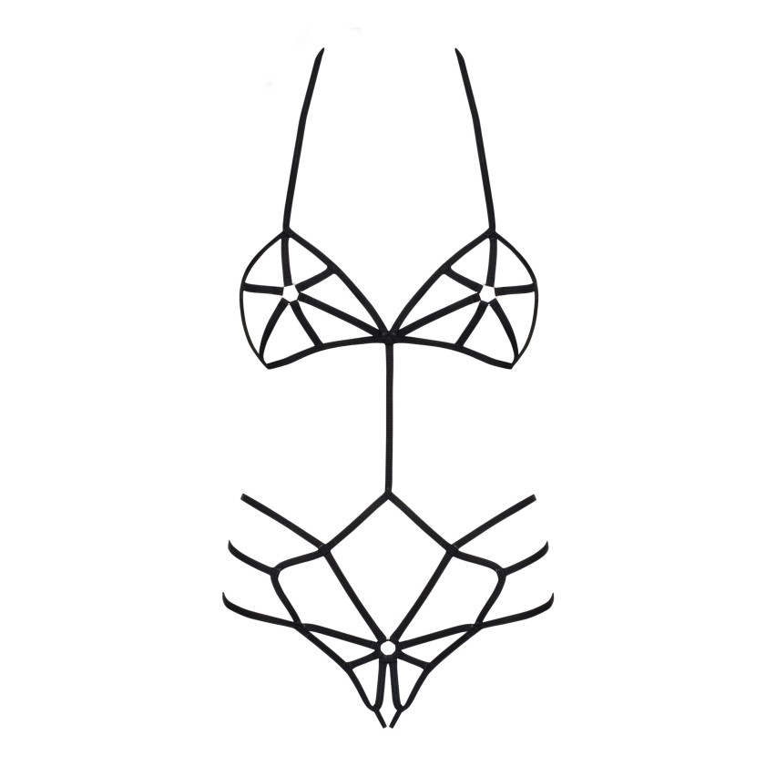 Body sexy aperture intimo cavallo aperto Obsessive Slave