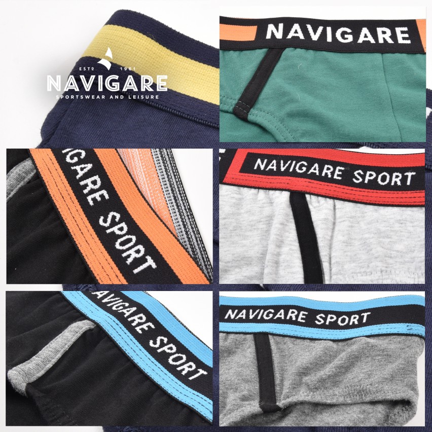 Slip Navigare uomo B21245Z elastico logato 6 pezzi