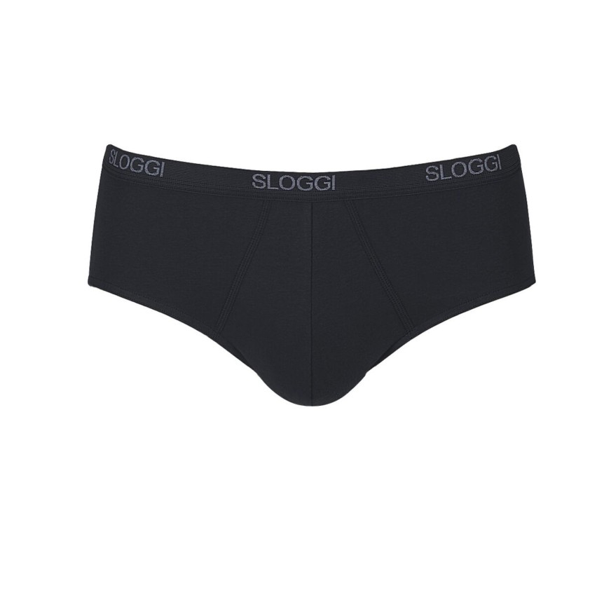 Slip sloggi midi uomo cotone elasticizzato 2 pezzi