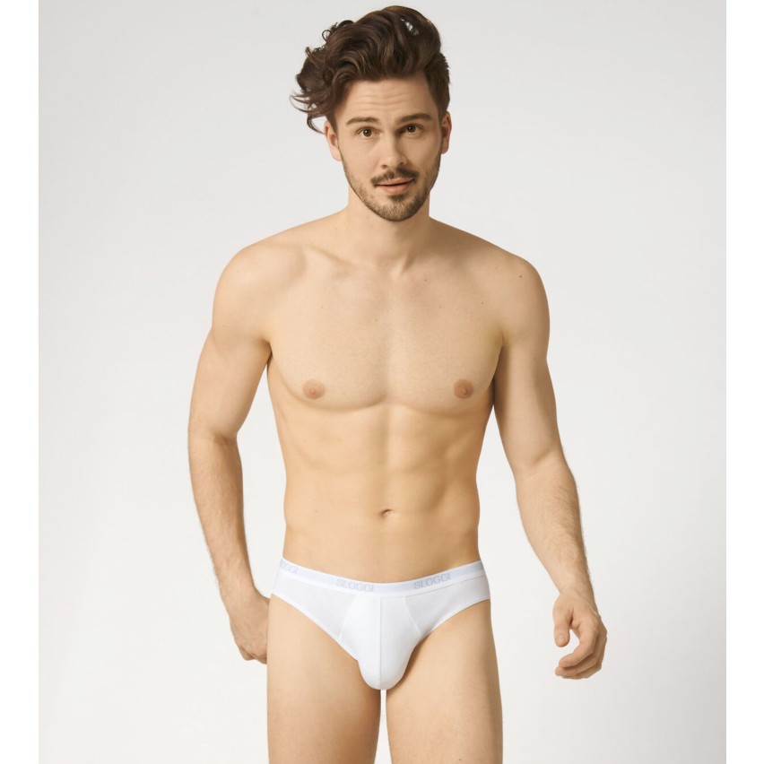Slip da uomo sloggi mini vita bassa cotone 2 pezzi
