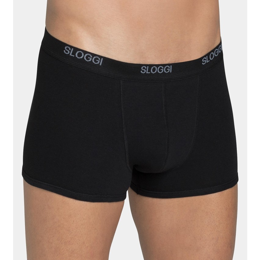 Boxer da uomo Sloggi short basic cotone 2 pezzi