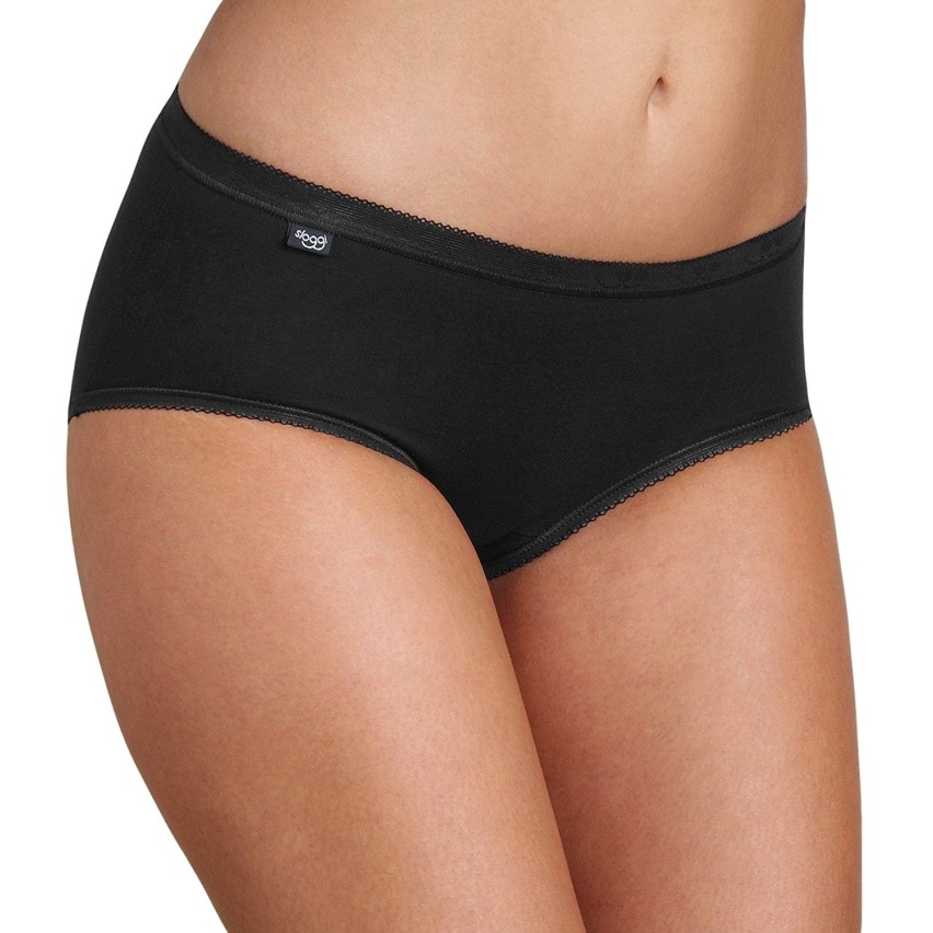 Slip donna Sloggi midi cotone elasticizzato 4 pezzi