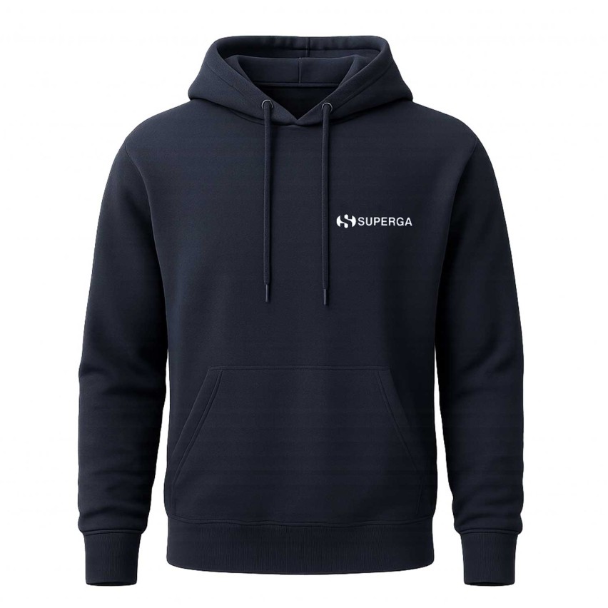 Felpa uomo con cappuccio felpata Superga SMW25689