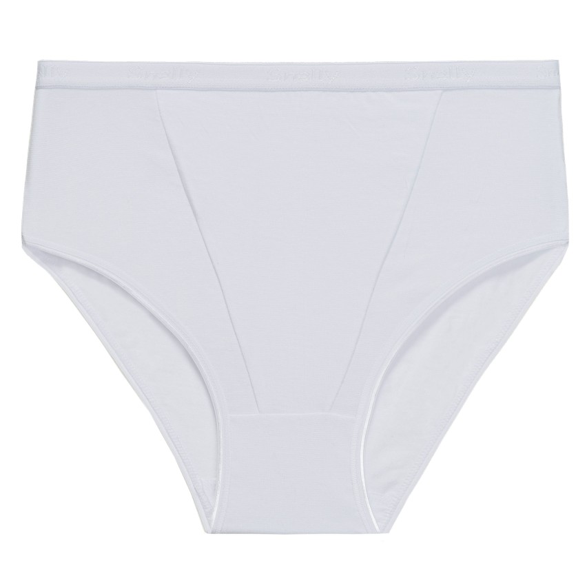 Slip midi da donna contenitivo Snelly v135 in cotone elasticizzato 6 pezzi 