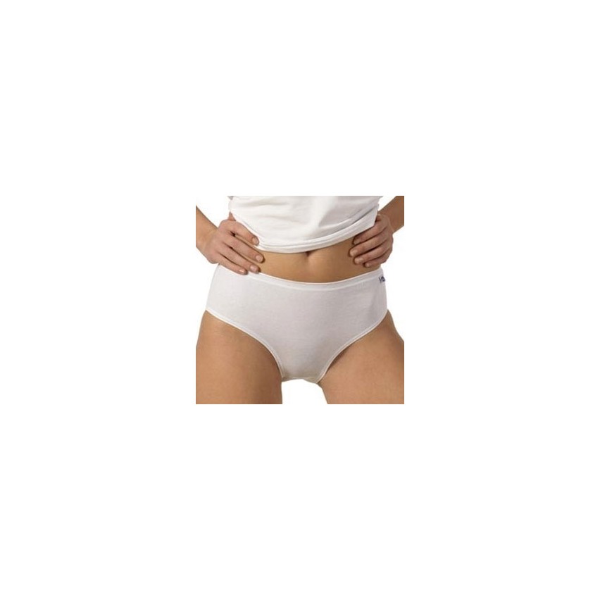 Slip da donna midi Snelly e095 in cotone bielastico antibatterico 6 pz