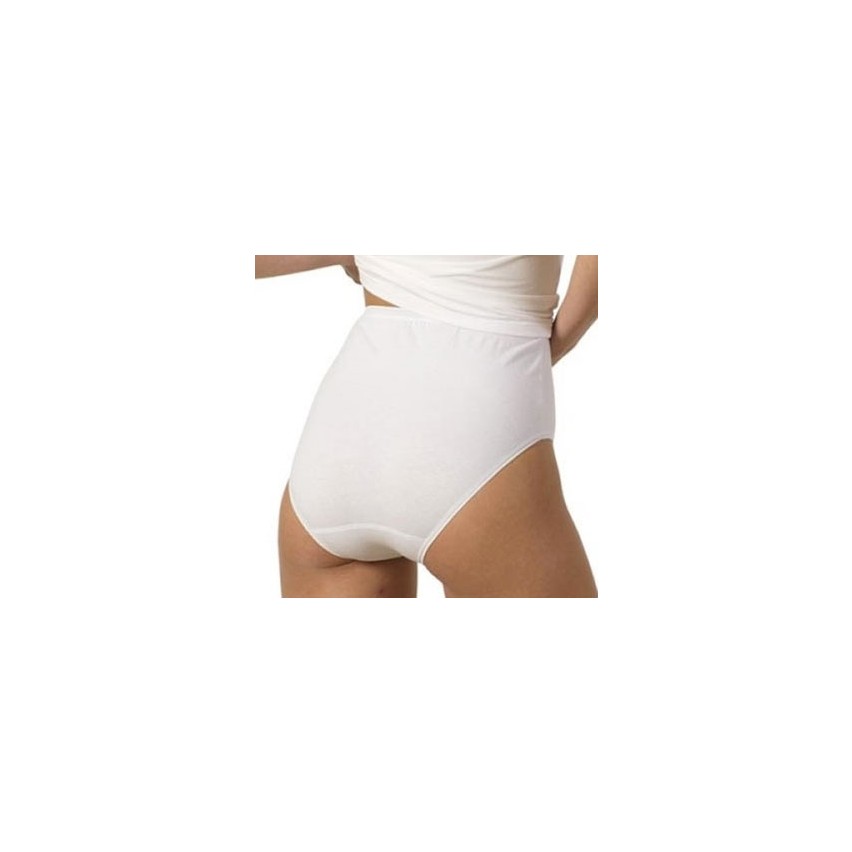 Slip da donna culotte vita alta Snelly e396 in cotone 6 pezzi 