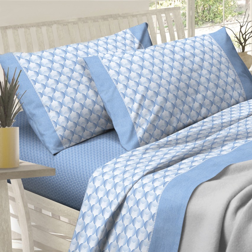 Lenzuola Preziosa letto Flanella Soffice dis.18