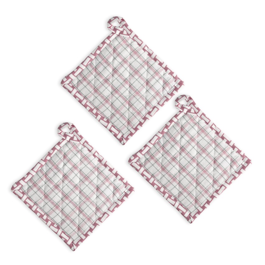 Presine cucina set 3 pezzi Fantasy cotone Sommaruga 