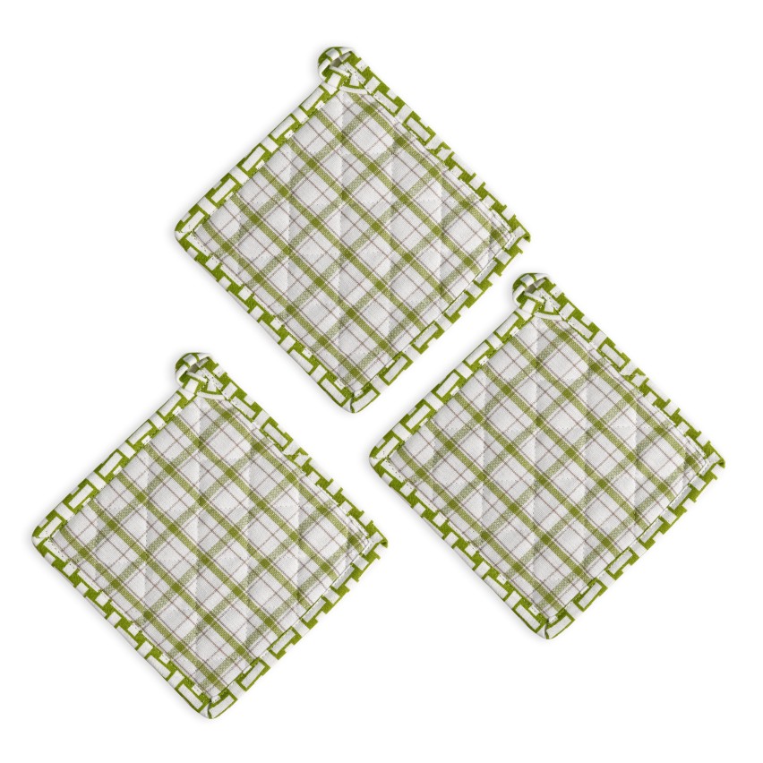 Presine cucina set 3 pezzi Fantasy cotone Sommaruga 