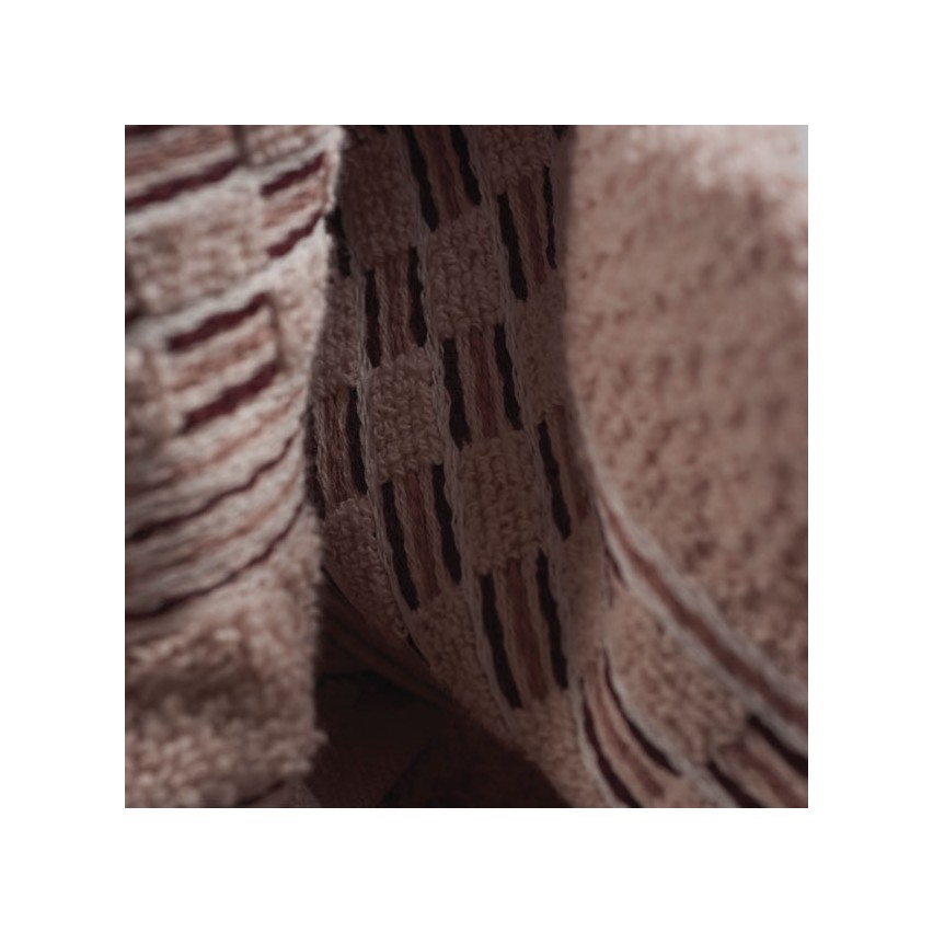 Vingi set asciugamani viso + ospite cotone Sophia rosa 