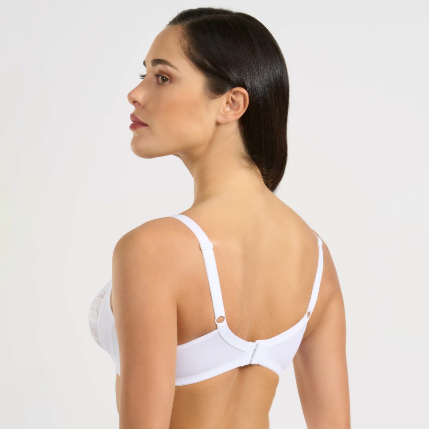 Reggiseno senza ferretto Spiman Alida microfibra e pizzo