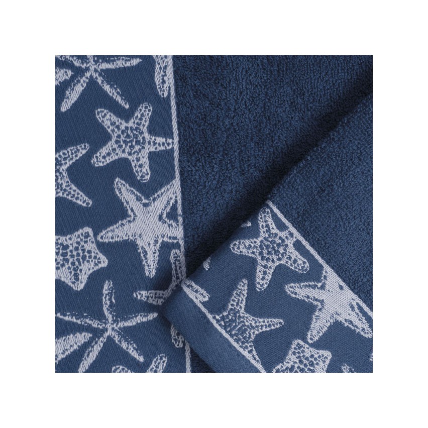 Vingi set asciugamani viso + ospite Star blu